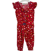 Happiness Jump Suit - Red